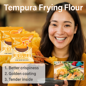 Crispy Tender Tempura Mix Easy Frying Powder for Busy Cooks Tempura Mix Easy Fry Powder Japanese Batter Mix Homemade Sushi Companion Air Fryer Compatible Mix Panko Alternative Coating
