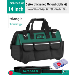 Tool bag strong and durable wood electrician special storage bag multi-function tool bag canvas thickening