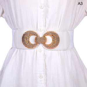 MillionGrid Phụ Nữ Thời Trang Mới Trang Trí Đàn Hồi Vành Đai Rộng Khóa Váy Áo Len Thắt Lưng Cho Phụ Nữ