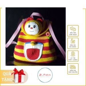 [Freeship] Balo  Balo len handmade cho bé - hình hoạt hình dê thương - Hoavuivee