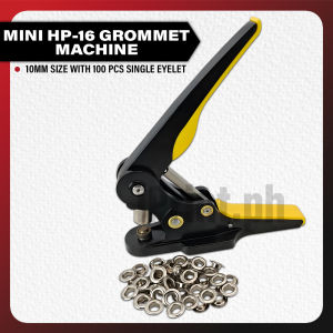 iPrintph HP-16 Mini Grommet Machine Flower Mold with 100pcs Single Eyelet10mm