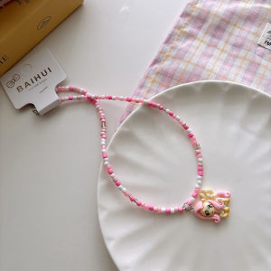 New Cute Little Pony Baoli Childrens Beaded Necklace Cartoon Animal Pendant Clavicle Chain Girls Xiang Jewelry