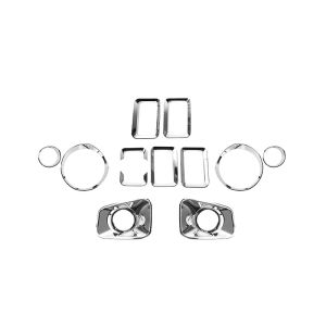 mv1 Car Front Grille/Headlight/Turn Signal Light/Fog Light Lamp Decoration Cover for Suzuki Jimny 2019-2024 Up Accessories 5B9Z7