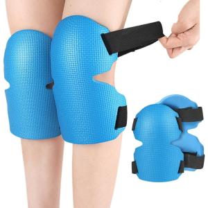 Foams Knee Pads Comfortable Knee Pads for Work Construction Cleaning Floors Kneeling Cushions with Elastic Bands