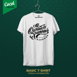 Cocol Store - Kaos Islami AlQuran Sunnah Bahan Kaos Lembut Dan Nyaman Combed 20s