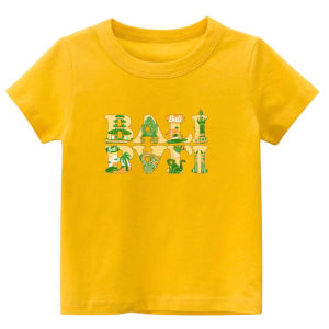 Tshirt kids Kaos atasan oblong anak perempuan laki-laki usia 1-12tahun sablon TULISAN BALI-BALI