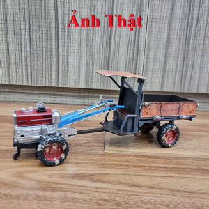 Mô Hình Xe Công Nông Phiên Bản Phun Được Khói Có Đèn - Tiếng Máy Nổ Y Như Thật. Pin Sạc. Chất Liệu Hợp Kim Nhôm