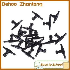 Behoo 20Pcs 4mm Aquarium Fish Tank Adjust Air Line Tubing Volume Flow Control Valves Best Quality