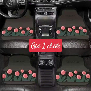 Thảm Lót Sàn Ô Tô - Thảm Rối Lót Sàn Loại Dày Đế Nhựa Dẻo Có Gai Chống Trơn Trượt Họa Tiết Ngộ Nghĩnh