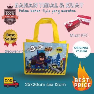 TAS ULTAH BATMAN Tas Ulang Tahun Anak Batman Murah Souvenir Batman