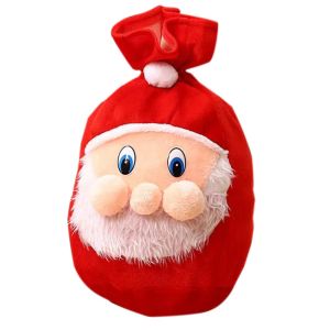 MAOMEI Lớn Túi dây rút giáng sinh Nhung Ông già Noel Túi kẹo nhung lông Mềm Quà tặng cho bữa tiệc Túi quà tặng giáng sinh Trẻ em