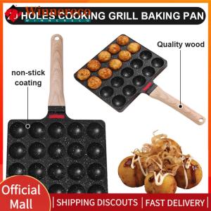 【winnereco】Nonstick Takoyaki Maker 20 Holes Takoyaki Grill Pan Plate Octopus Ball Maker Octopus Ball Baking Tray for Baking Cooking