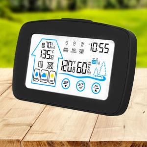 Kỹ thuật số không dây Nhiệt kế ẩm kế cho nhà với xu hướng chỉ số Switchable đơn vị mức độ thoải mái