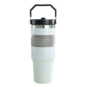 Ly giữ nhiệt có ống hút VANCUM 900ml Bình giữ nhiệt NOX 304 Có quai xách Nắp chống tràn Tặng Sticker hình cún BH 6 Tháng
