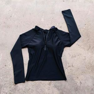 6 mẫu áo bơi nữ tay dài sẵn mút ngực phối dây kéo kín đáo chống nắng tốt đi biển hồ bơi..size 40-60kg