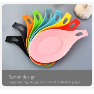 Placemat Stove Organizer Plate Holder Heat Resistant Spoon Shelf Utensil Holder Spoon Rest