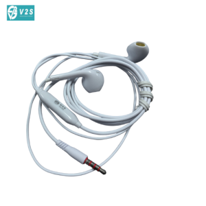 V2S VS-009 High Fidelity Wire Earphones Universal 3.5mm Sports In-ear HiFi Sound Earbuds for Phones Tablet