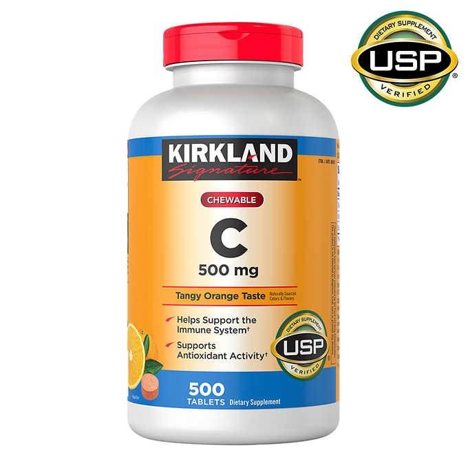 Kirkland Vitamin C Chewable 500mg Lazada PH