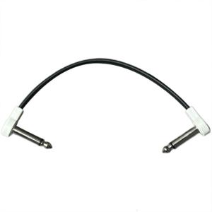15cm/20cm Right Angle Pedal Instrument Cable 1/4 Inch Practical Guitar Patch Cable for Effects Pedals Noiseless Cables