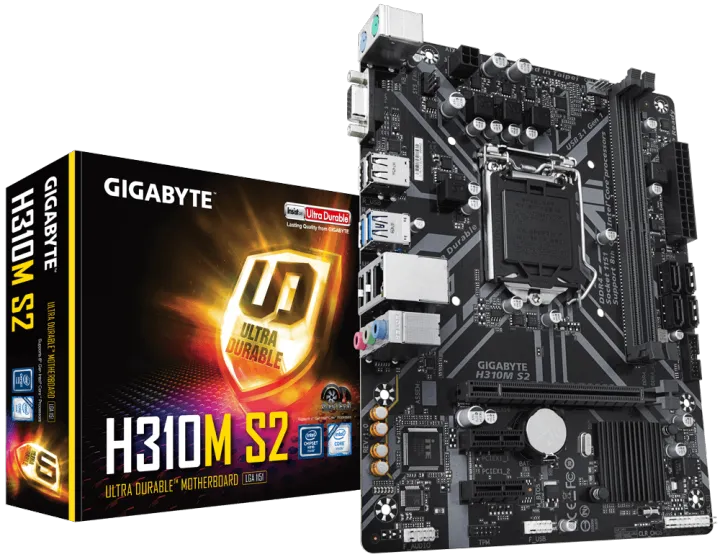 GIGABYTE GA-H310M-S2 H310M H310 CHIPSET S2 LGA 1151 MAINBOARD MOTHERBOARD