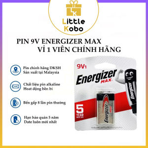 [Energizer] Pin 9V Pin Vuông Energizer MAX 522 BP1 6F22 Alkaline Xài Lâu Bền Đồ Chơi Remote Micro