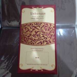 UNDANGAN ERA BARU 88136 UNDANGAN NIKAH UNDANGAN PERNIKAHAN WEDDING CARD KARTU UNDANGAN KARTU UCAPAN FREE PLASTIK