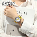 ของแท้อย่างเป็นทางการ Snoopy นาฬิกาข้อมือลายการ์ตูน Snoopy นักเรียนแมทช์ลุคง่ายนักเรียนวัยรุ่นน่ารักกันน้ำ hot. 