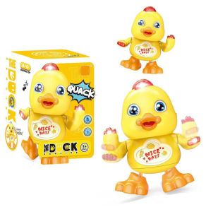 Mainan Robot Bebek Lucu Joget Nice Days Duck Dancing Walking Ada Musik Dan Lampu