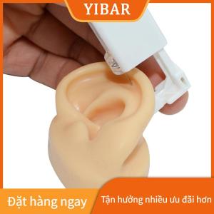 YIBAR 1X Silicone Tai mô hình thực hành xuyên công cụ tai Stud hiển thị công cụ cơ thể đồ trang sức