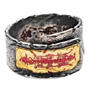 Openable Antique Rings Detailed Surfaces Copper Texture Traditional Symbolism Finger Suitable for Gifting