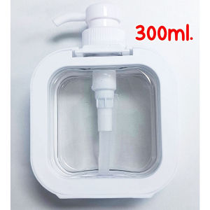 ALAmall ขวดสเปรย์แบบกด ขวดปั๊มสบู่เหลวเปล่า 300/500ml มลขวดพลาสติกใส ถอดออกได้ ใส่พวกโลชั่น แชมพู เจลอาบน้ำ