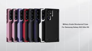 Military Grade Shockproof Fitted Case for Samsung Galaxy S23 FE S24 Ultra 5G S22 Plus S21 3 in 1 Phone Cases Cover