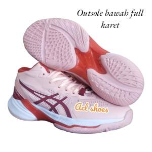 Sepatu Volly Wanita Sk Elit Mid Sepatu Voli Sepatu Badminton Voly Volley Voleyball Cewek Sepatu Olahraga Terbaru Terlaris