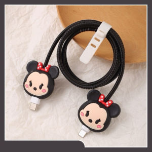 Pelindung Kabel Charger Data 1 Set 4 in 1 Super Presisi Cable Bite Kabel Type C USB A Micro USB Lightning Iphone Samsung Xiaomi Realme Tecno Infinix Vivo Oppo Huawei Karakter Marvel DC Sanrio Nintendo Disney Kuromi Hello Kitty Lotso MyMelody CInnamoroll