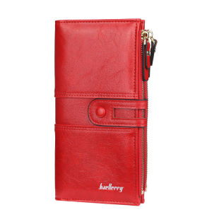 BAELLERRY N1825 DOMPET PANJANG WANITA DUAL ZIPPER MUAT HP PRODUK IMPOR