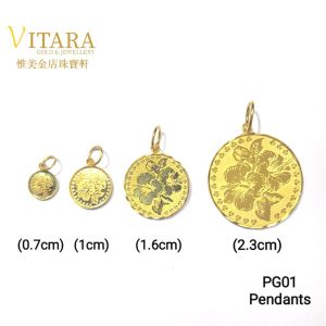 Emas 916 Loket  Gold 916 Pendants PG01+