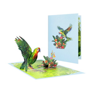 Mother’s Day Greeting with Envelope 3D Bird Flower Holiday Greeting for Mother’s Day Teacher Appreciation Gift