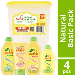 Zwitsal Baby Gift Natural Basic Pack Baby Gift Set Box Hampers Bayi 1pc