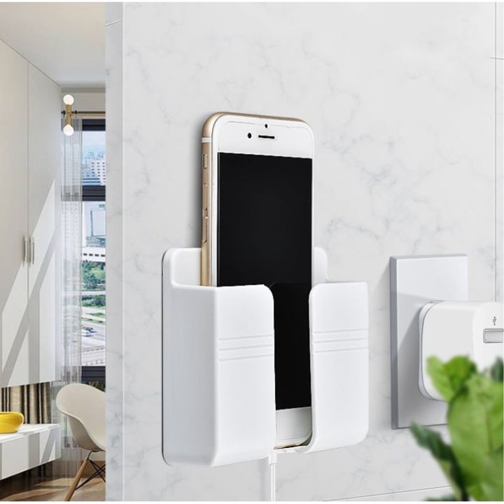 Adhesive Wall Mobile Phone Holder Storage Rack Multipurpose Wall Holder