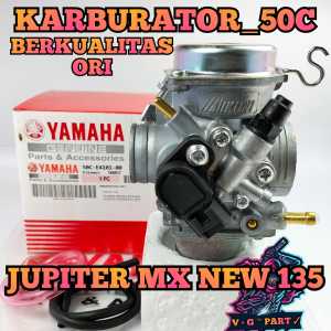 KARBURATOR MX NEW 135 YAMAHA KUALITAS ORIGINAL 50C KARBU CARBU CARBURETOR YAMAHA JUPITER MX NEW 135 ASLI BERKUALITAS ORIGINAL