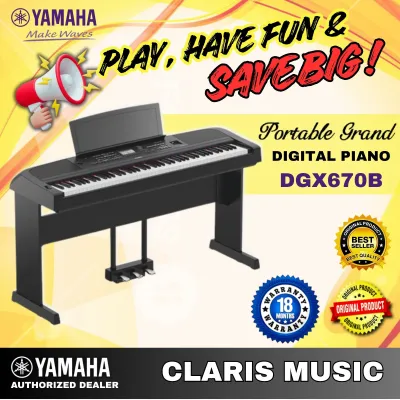 Yamaha DGX670B Portable Grand Digital Piano-NEW UNIT! (DGX670B / DGX670 B / DGX 670B / DGX 670 / DGX 670 B)-BASIC