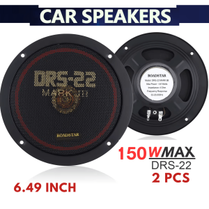 PROMO TERBARU TaffSTUDIO Roadstar 2 PCS Speaker Pintu Mobil 6.5 Inch HiFi Car Stereo 150W - DRS-22 Mark III