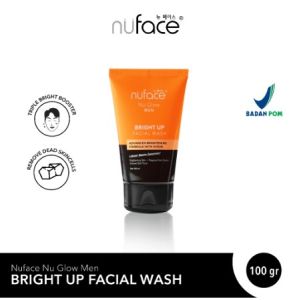 Nuface Nu Glow Men Bright Up  / Acnover Facial Wash 100ml