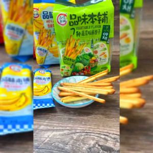 品味本铺-棒饼干-番茄味/7种蔬菜味 192克 营养休闲零食 PIN WEI BEN PU-Biscuit Stick-Tomato Flavor/7 Vegetable Flavor 192G