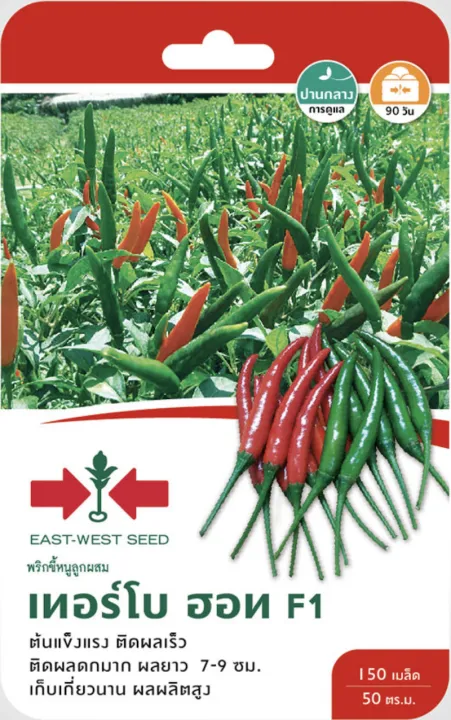 เมล็ดพันธุ์พริกขี้หนู เทอร์โบฮอท สำหรับปลูกในสวนครัว