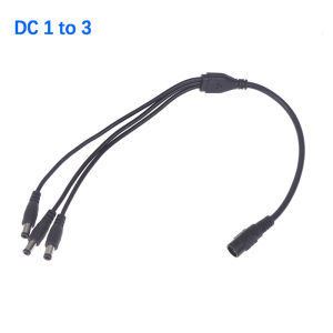 hananre 1Pc CCTV Security Camera 1 DC Female To 2 3 4 5 6 8 Male Plug Power Cord Adapter Connector Supply Splitter Cable For LED Strip