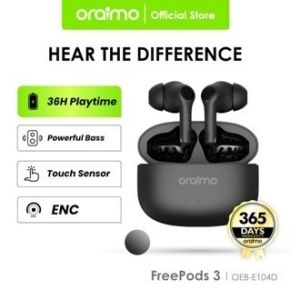 Oraimo Freepods 3 TWS Bluetooth Earphone Wireless Headset OEB-E104DC
