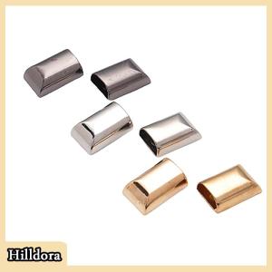 [Hilldora] 10Pcs Metal Zipper Stopper Zipper Tail Clip Stop Tail Plug Head With Screw Diy Sewing Leather Hardware Craft