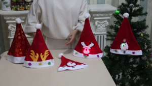 Christmas Celebration Cap Recyclable Perfect For Travel Home Decorations