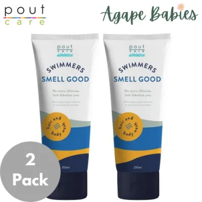 [2-Pack] Pout Care Swimmers Smell Good Hair & Body Wash 250ml Exp: 06/28